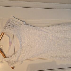 Isaac Mizrahi White Lace Dress